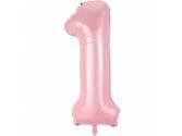 34 inç Rakam Folyo Balon 76 cm, 1 Rakam 34 İnc Pembe Renk Balon 76 Cm