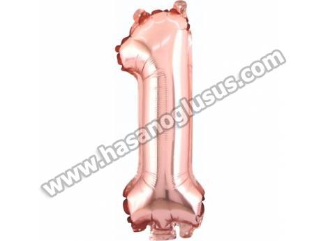 1 Rakam 34 İnc Rosegold Renk Balon 76 Cm