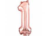 34 inç Rakam Folyo Balon 76 cm, 1 Rakam 34 İnc Rosegold Renk Balon 76 Cm