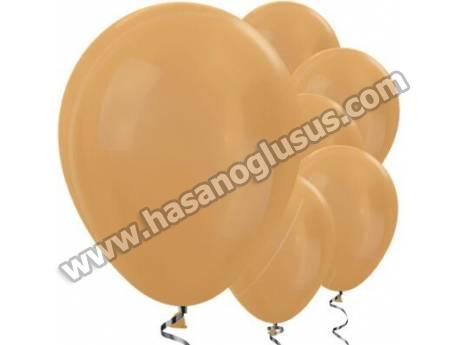 12 İnç Gold Pastel Balon