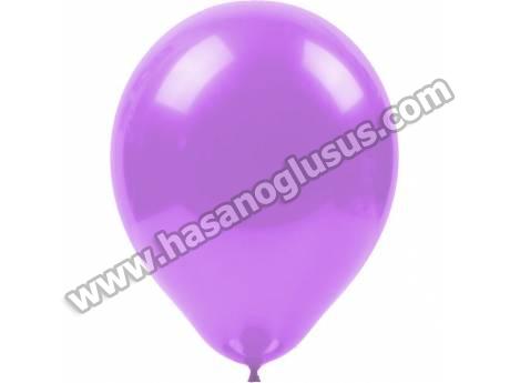 12 İnç Lila Pastel Balon
