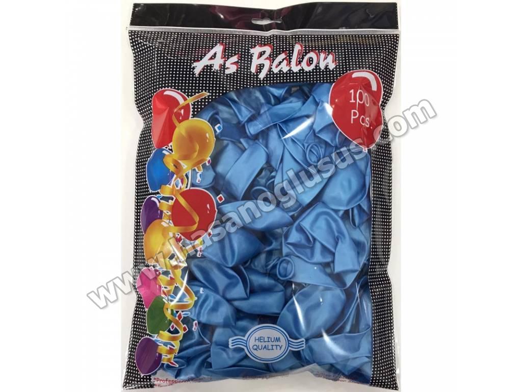 Metalik Balonlar, 12 İnç Metalik Mavi Balon