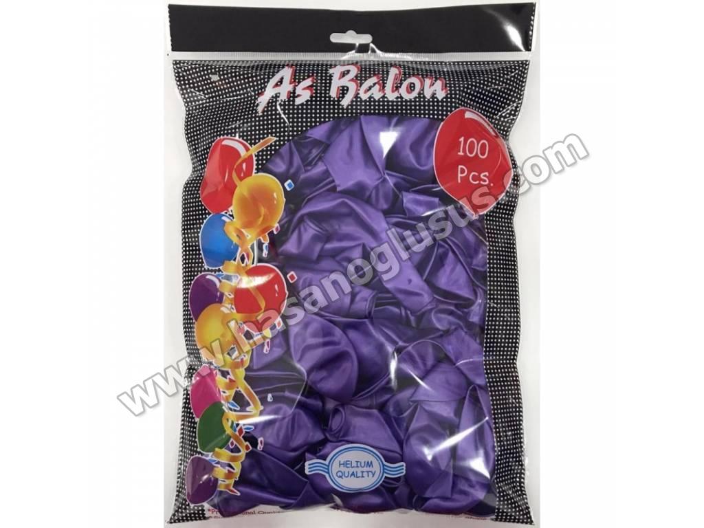 Metalik Balonlar, 12 İnç Metalik Mor Balon