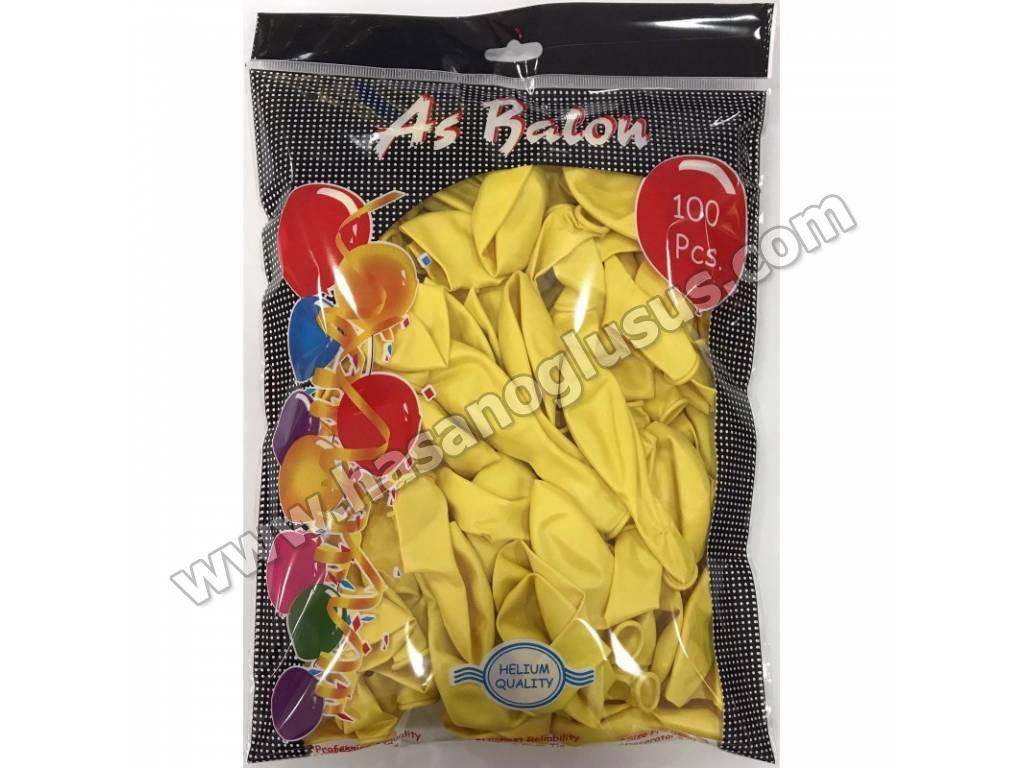Metalik Balonlar, 12 İnç Metalik Sarı Balon