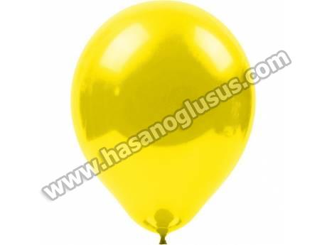 12 İnç Sarı Pastel Balon