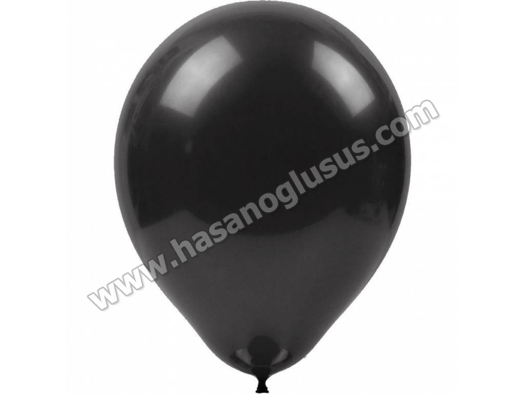 Pastel Balonlar, 12 İnç Siyah Pastel Balon