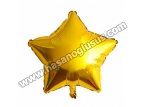 18 İnc Yıldız Gold Renk Balon