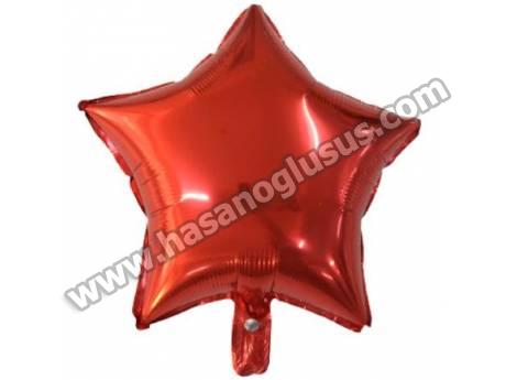 18 İnc Yıldız Kırmzı Renk Balon