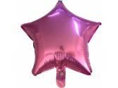 Kalp Ve Yıldız Balonlar, 18 İnc Yıldız Pembe Renk Balon