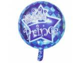 Karakterli Folyo Balonlar, 18 İnc Yuvarlak Prince Folyo Balon