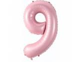 34 inç Rakam Folyo Balon 76 cm, 9 Rakam 34 İnc Pembe Renk Balon 76 Cm