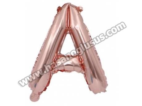 A Harf 40 İnc Rosegold Renk Balon 100 Cm