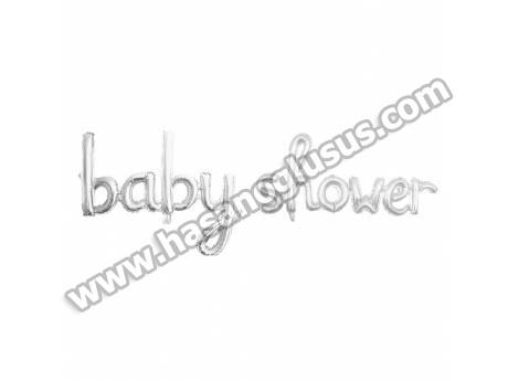 Baby Shower Gümüş Set Balon