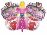 Set Balonlar, Biberon Pembe 5 li Set Balon