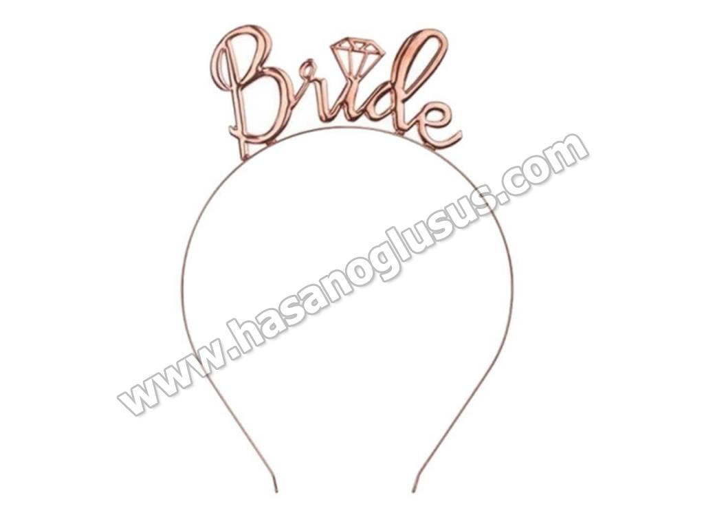 Metal Taçlar, Bride Bronz Metal Taç