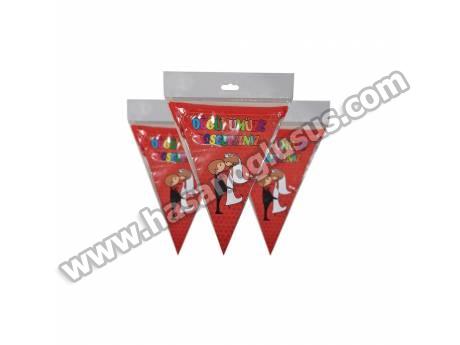 Düğünümüze Hoşgeldiniz Flama Bayrak Set