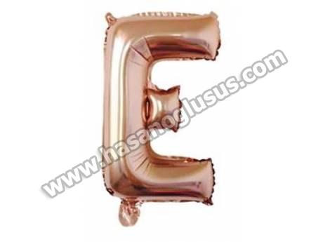 E Harf 40 İnc Rosegold Renk Balon 100 Cm
