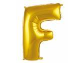 40 inç Harf Folyo Balon 100 cm, F Harf 40 İnc Gold Renk Balon 100 Cm