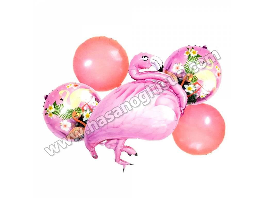 Set Balonlar, Flamingo Pembe Set Balon