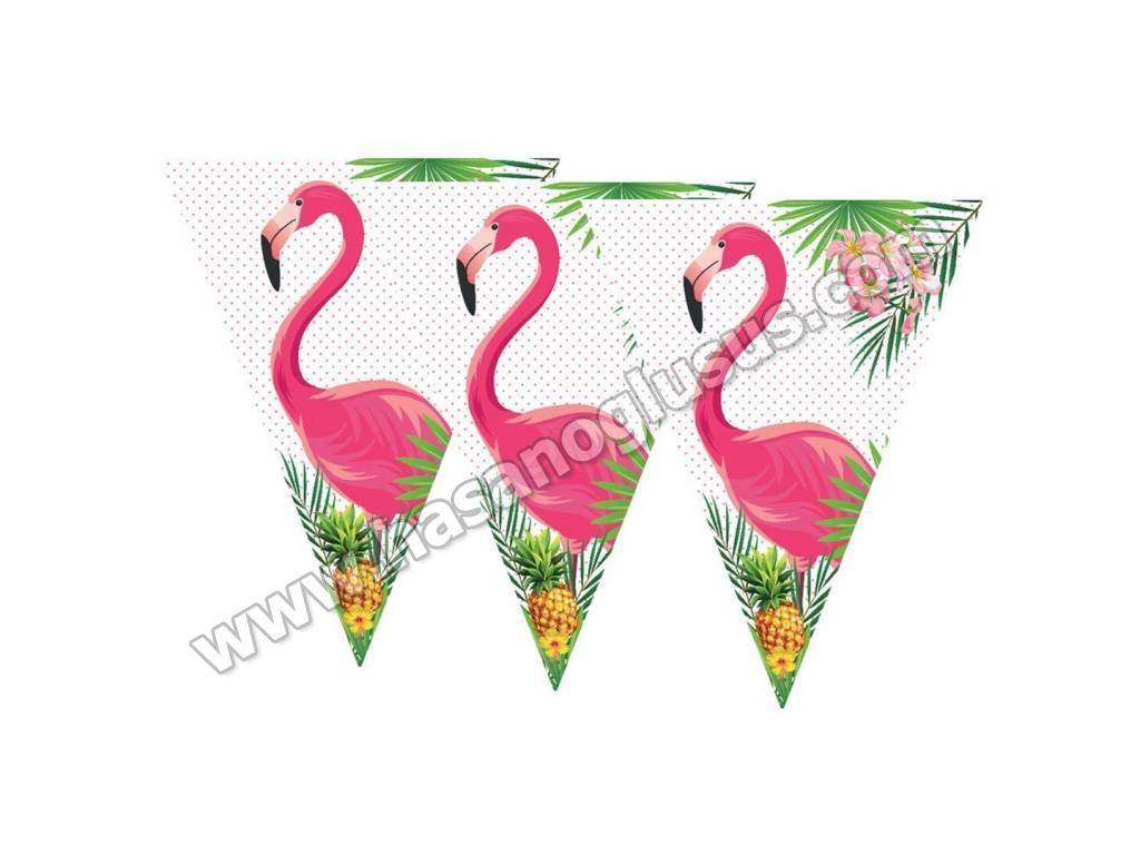 Flama Çeşitleri, Flamingo Temalı Flama Bayrak Set
