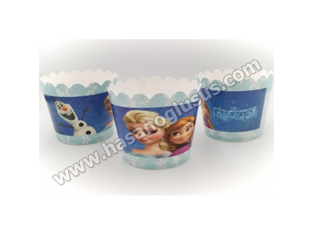 Kek Kapsülleri, Frozen Cupcake Muffin Kabı 12 Adet