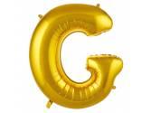 34 inç Harf Folyo Balon 76 cm, G Harf 34 İnc Gold Renk Balon 76 Cm