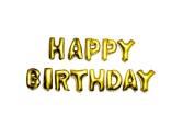 Set Balonlar, Happy Birthday Gold Set Balon