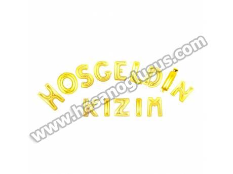 Hoşgeldin Kızım Gold Set Balon