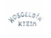 Set Balonlar, Hoşgeldin Kızım Gümüş Set Balon
