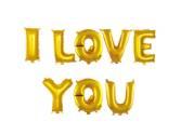 Set Balonlar, I Love You Gold Set Balon