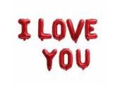 Set Balonlar, I Love You Kırmızı Set Balon