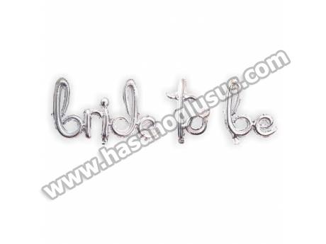 İmza Bride To Be Gümüş Set Balon