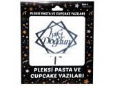 Pleksi Yazılar, İyiki Doğdun Çerçeveli Pleksi Gümüş