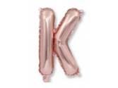 40 inç Harf Folyo Balon 100 cm, K Harf 40 İnc Rosegold Renk Balon 100 Cm