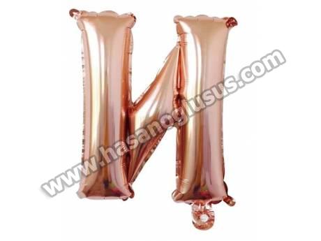 N Harf 40 İnc Rosegold Renk Balon 100 Cm