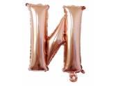 40 inç Harf Folyo Balon 100 cm, N Harf 40 İnc Rosegold Renk Balon 100 Cm