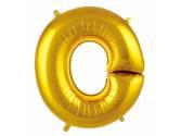 40 inç Harf Folyo Balon 100 cm, O Harf 40 İnc Gold Renk Balon 100 Cm