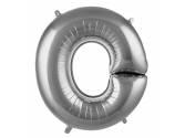 40 inç Harf Folyo Balon 100 cm, O Harf 40 İnc Gümüş Renk Balon 100 Cm