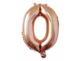 40 inç Harf Folyo Balon 100 cm, O Harf 40 İnc Rosegold Renk Balon 100 Cm