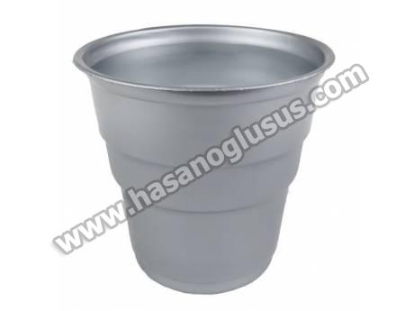 Plastik Bardak Gümüş