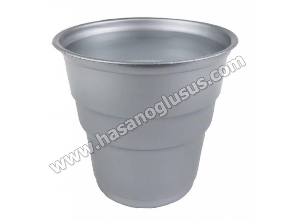 Plastik Tabak ve Bardaklar, Plastik Bardak Gümüş