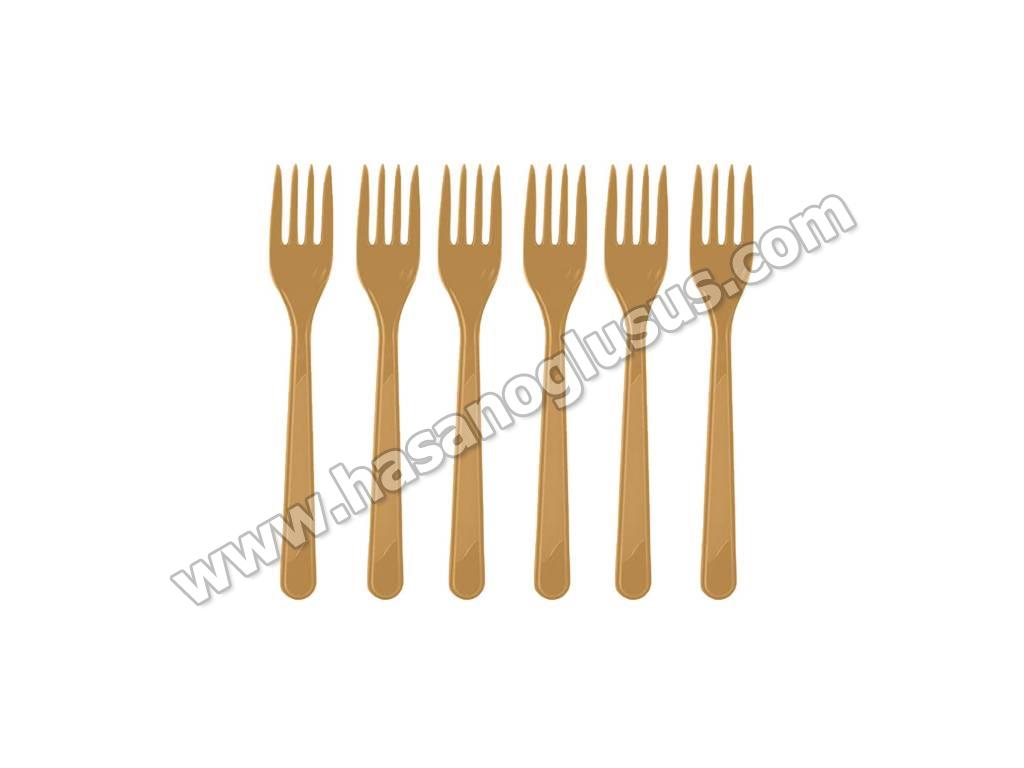 Plastik Çatal ve Kaşık, Plastik Çatal 25 li Gold