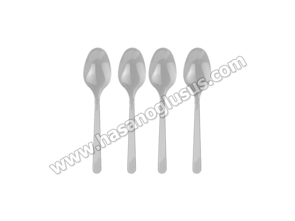 Plastik Çatal ve Kaşık, Plastik Kaşık 25 li Gümüş