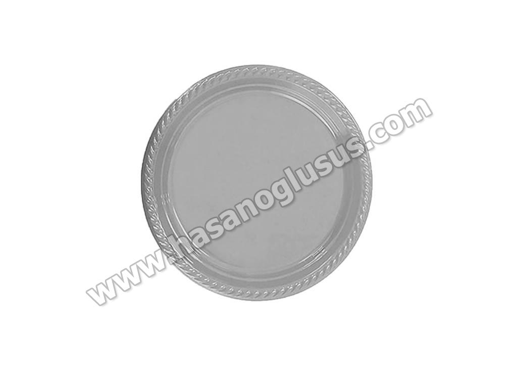 Plastik Tabak ve Bardaklar, Plastik Tabak Gümüş