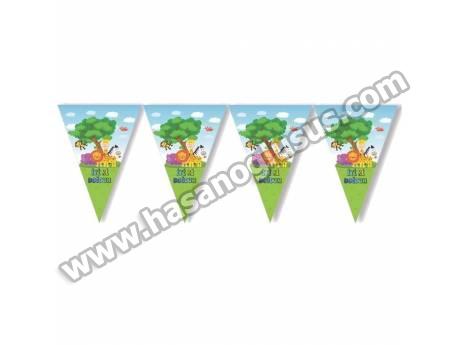 Safari İyiki Doğdun Flama Bayrak Set