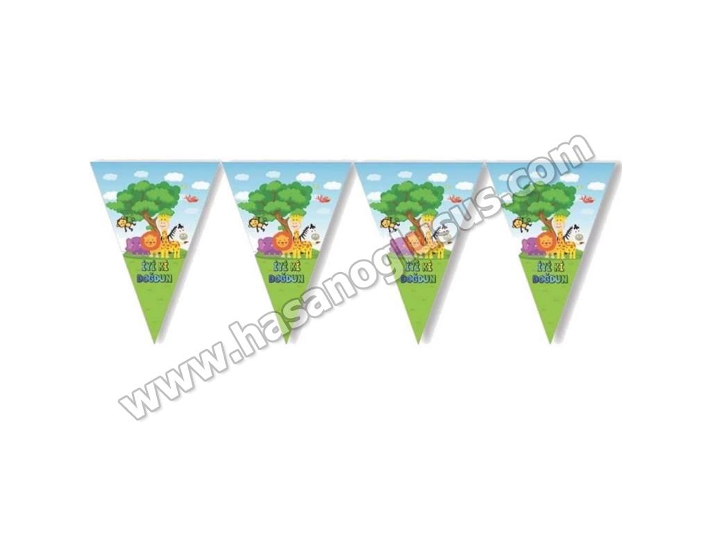Flama Çeşitleri, Safari İyiki Doğdun Flama Bayrak Set