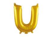 16 inç Harf Folyo Balon 40 cm, U Harf 16 İnc Gold Renk Balon 36 Cm
