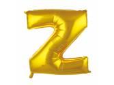40 inç Harf Folyo Balon 100 cm, Z Harf 40 İnc Gold Renk Balon 100 Cm