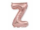40 inç Harf Folyo Balon 100 cm, Z Harf 40 İnc Rosegold Renk Balon 100 Cm